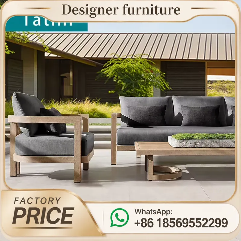 Teak Wood Sofa Set Waterproof  - Outdoor Furniture Teak ulasan dan harga