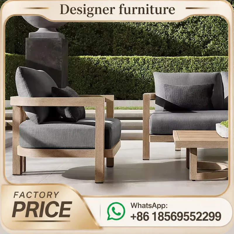 Teak Wood Sofa Set Waterproof  - Outdoor Furniture Teak ulasan dan harga