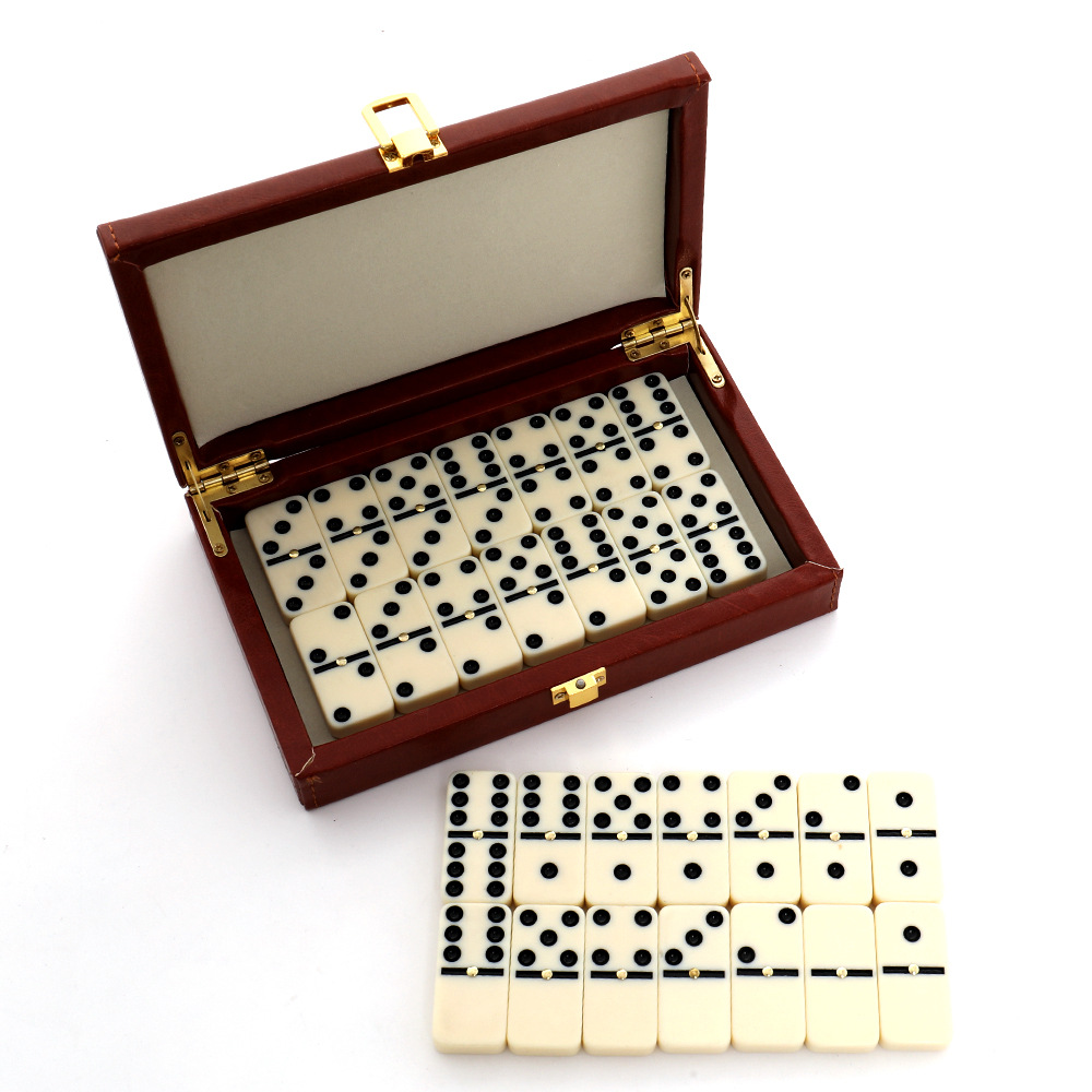 28Pcs Resin Domino Set Classic - Outdoor Furniture Wood ulasan dan harga