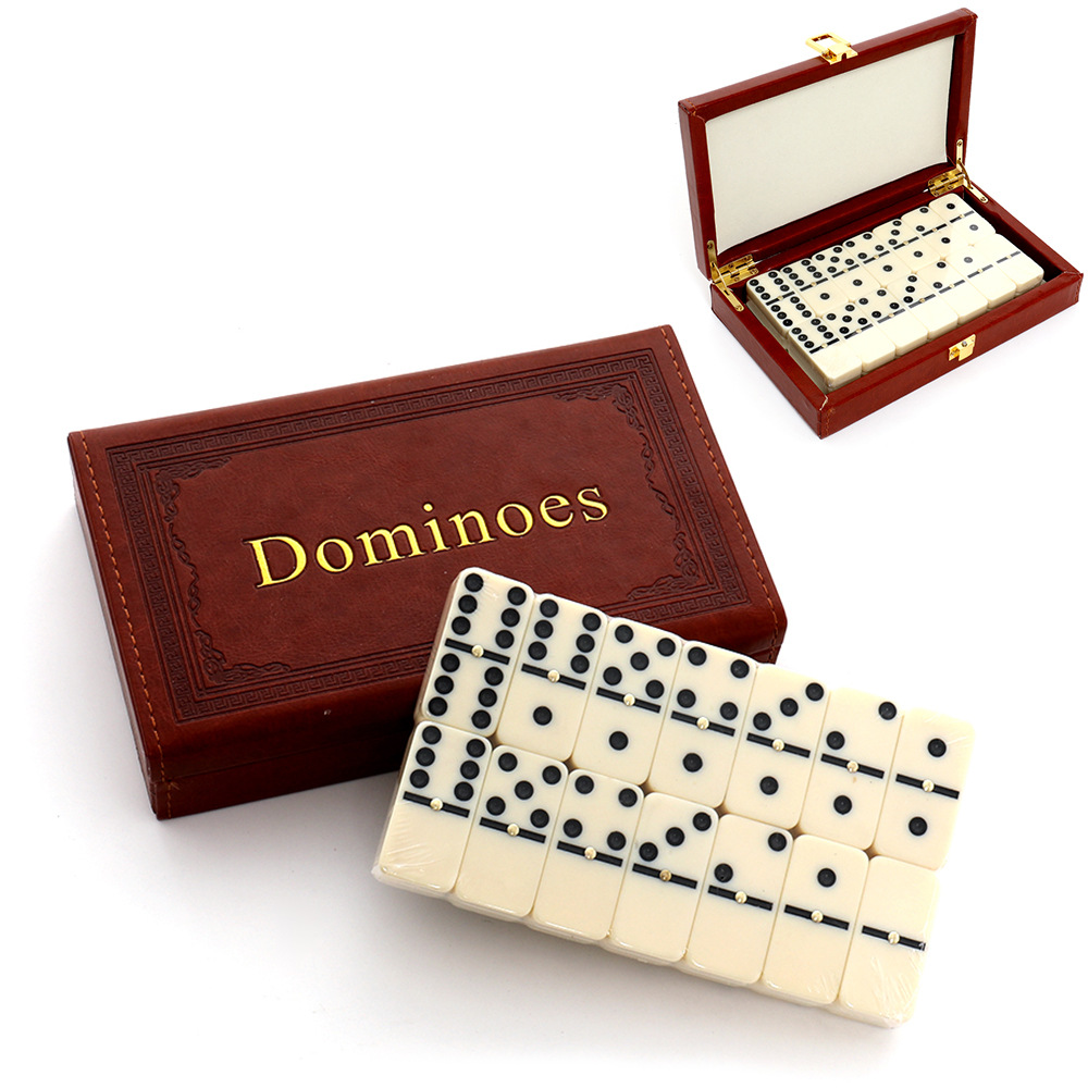 28Pcs Resin Domino Set Classic - Outdoor Furniture Wood ulasan dan harga
