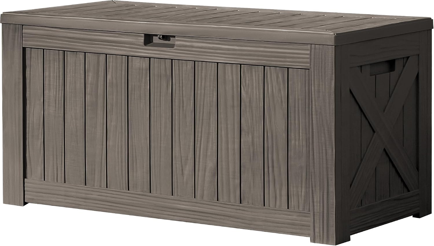 120 Gallon Large Deck Box Outd - Outdoor Furniture Wood ulasan dan harga