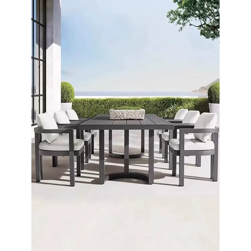 Nordic Outdoor Teak Wood Dinin - Outdoor Furniture Teak ulasan dan harga
